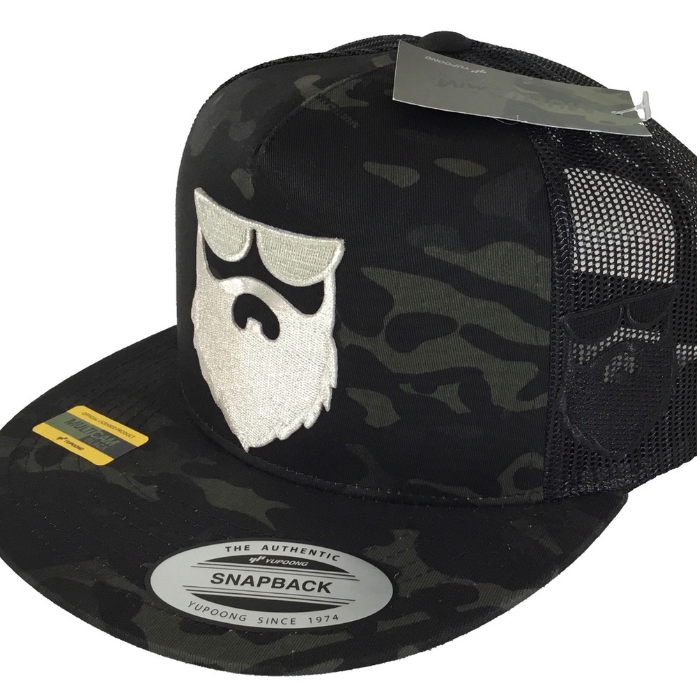 El señor de la barba 2 logos hat camo black mesh SnapBack el chapo Guzmán
